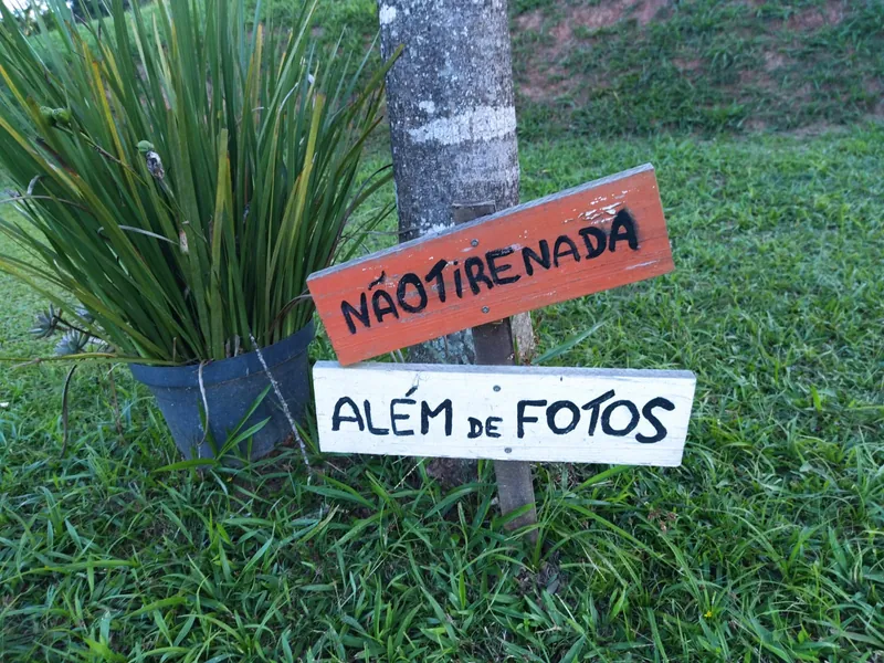 Placa do camping