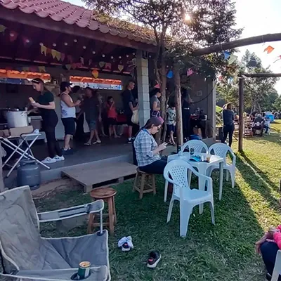 Evento no camping